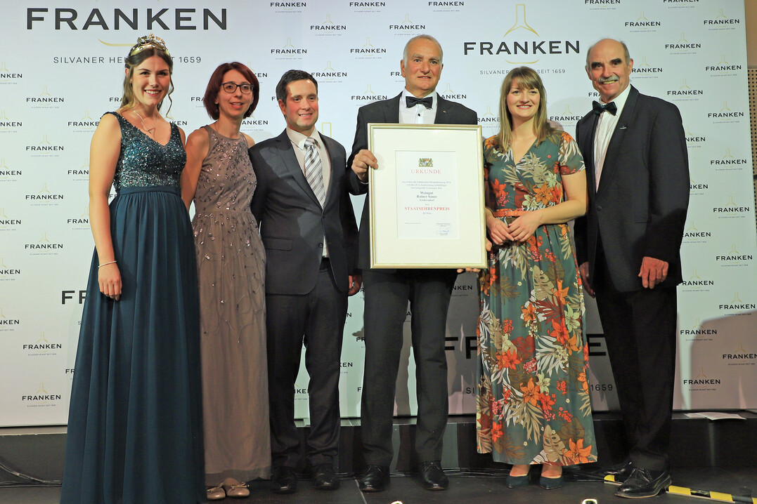 Staatsehrenpreis fr das Weingut Rainer Sauer