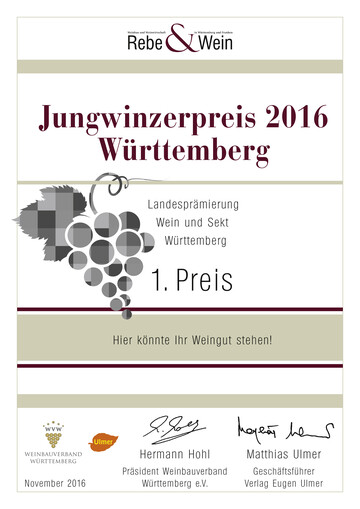 Auf dieser Urkunde knnte euer Name stehen! Also schnell noch bewerben.