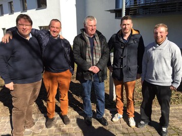 Die neuen und alten Vorstandsmitglieder des VDP-Wrttemberg von links: Markus Drautz, Gert Aldinger, Hans-Peter Whrwag, Felix Ellwanger und Moritz Haidle