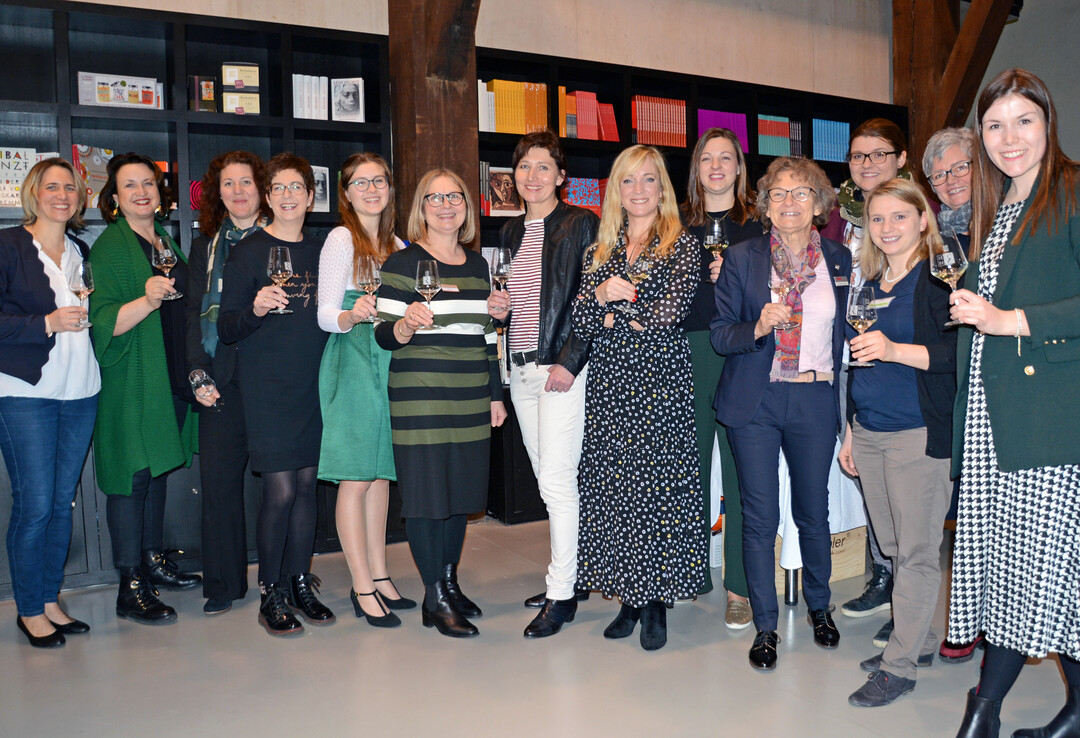 Frauenpower, Wein und Kunst im Wrzburger Kulturspeicher.