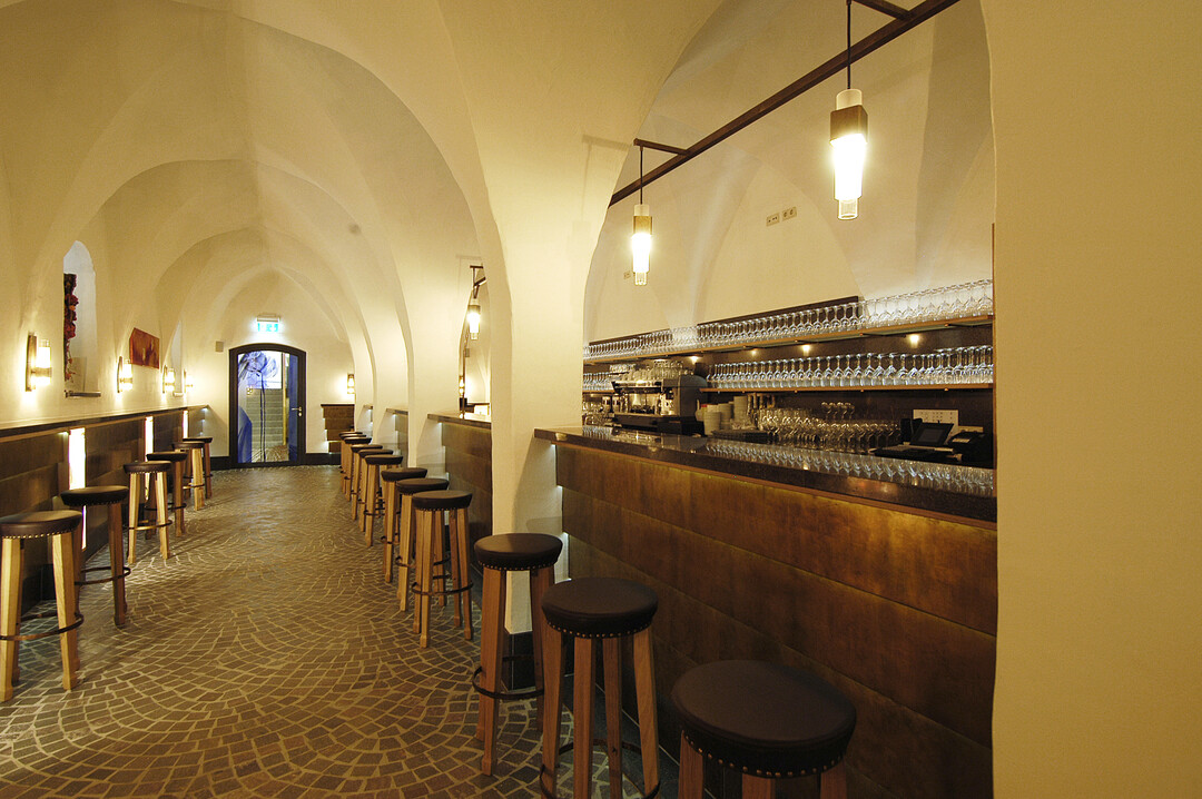Die Weinbar im Alten Hof.