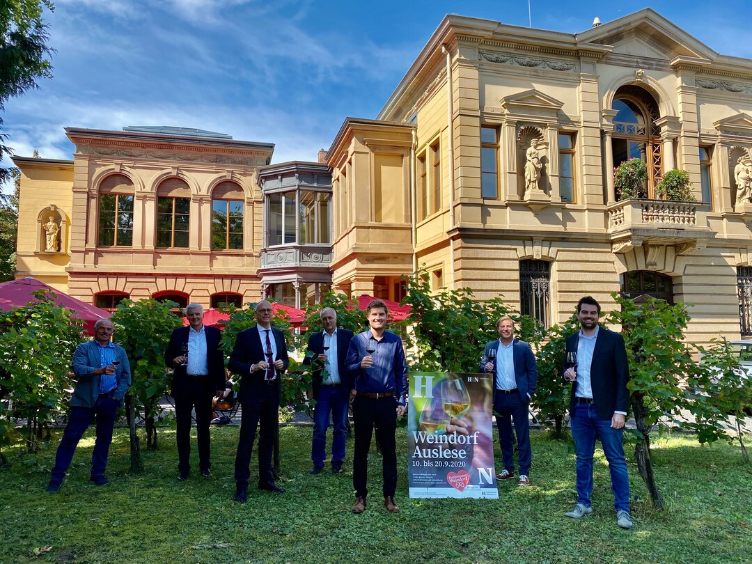 Die Wein-Villa-Gemeinschaft von Genossenschaft bis zu Selbstvermarktern ist die Keimzelle des alternativen Heilbronner Weindorfes mit dem Namen „Auslese“.